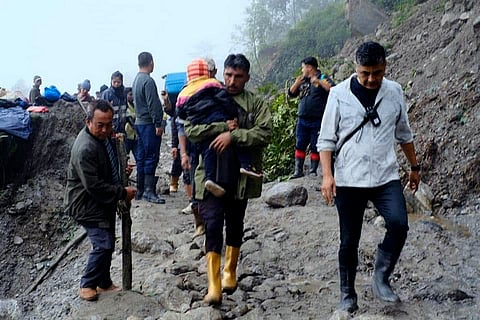 Tourists evacuated in Sikkim
